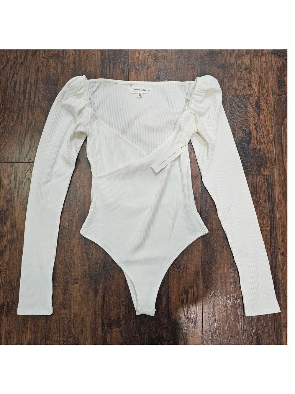 New Lani the Label Bodysuit Size XS White